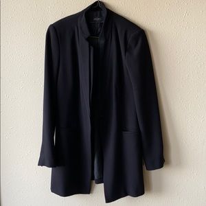 Zara Black Long Blazer Jacket